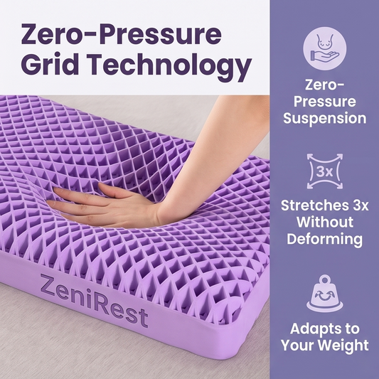 ZeniRest™ Zero-Gravity Cooling Pillow