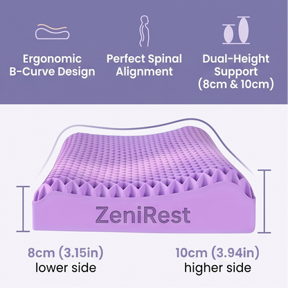 ZeniRest™ Zero-Gravity Cooling Pillow