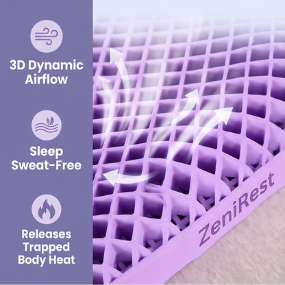 ZeniRest™ Zero-Gravity Cooling Pillow